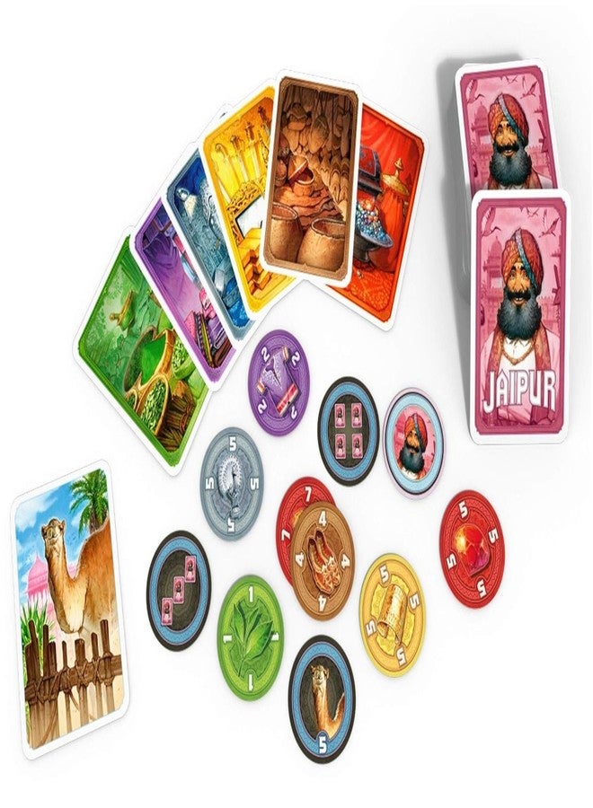 Tickles Jaipur - Buy, Sell & Win in The Colorful Bazaars of Rajasthan | Strategic 2 Player Trading & Market Board Game for Kids & Adults (Ages: 10+ Years) - Image 5